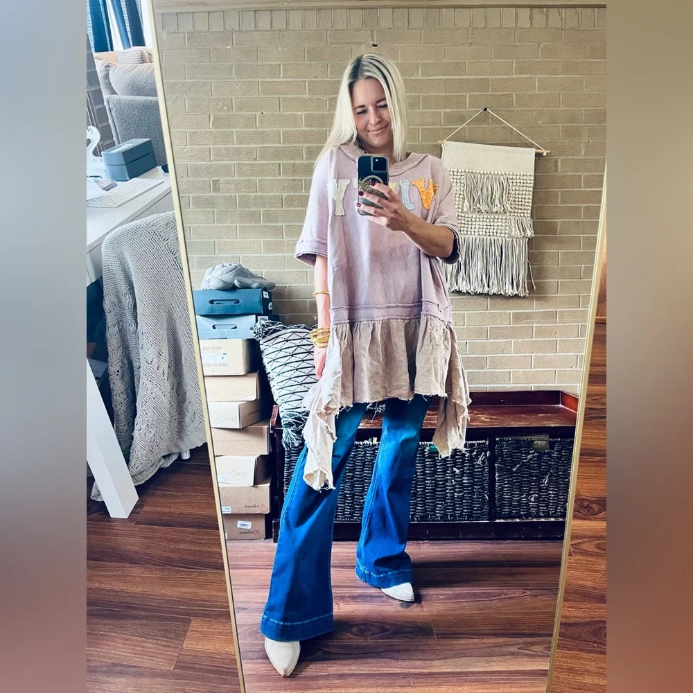 Oli & Hali Pink Tunic with WIFEY Graphic - Picture 6 of 6